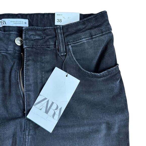 NWT Zara High Rise Slim Mom Leg Ankle Comfort 6/38 - Picture 4 of 7